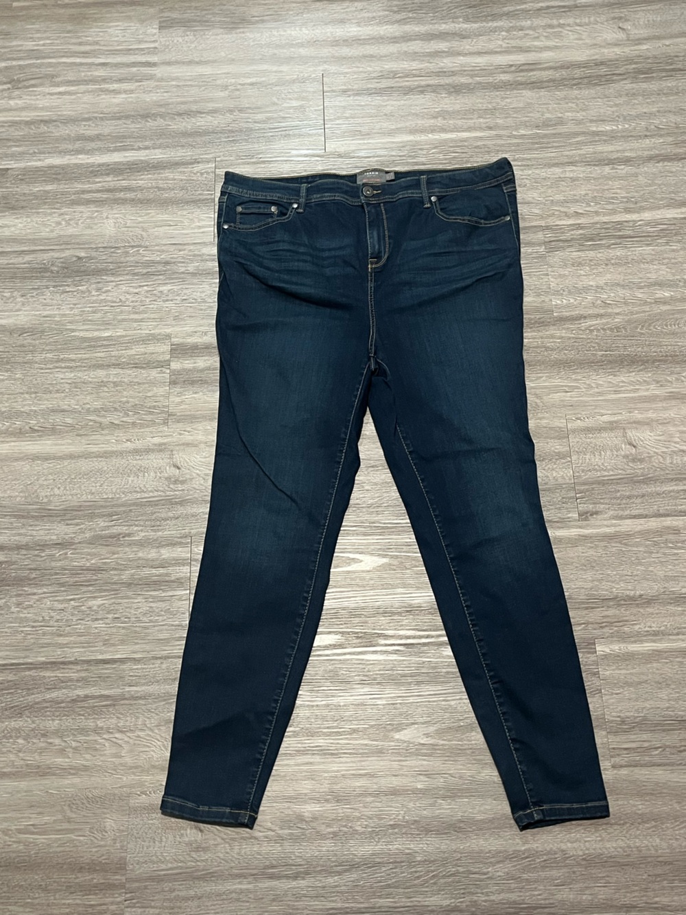 Torrid Premium Stretch Skinny Jeans 20T Tall Dark Wash MidFit Plus Size